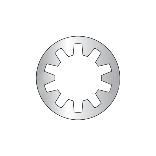 Newport Fasteners Military Internal Tooth Lock Washer, For Screw Size 1/4 in 410 Stainless Steel, Plain Finish 270791 - main